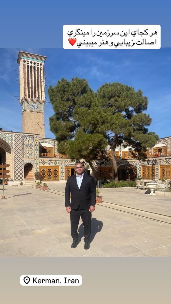  جدید ترین استوری اینستاگرام امین میرزاده