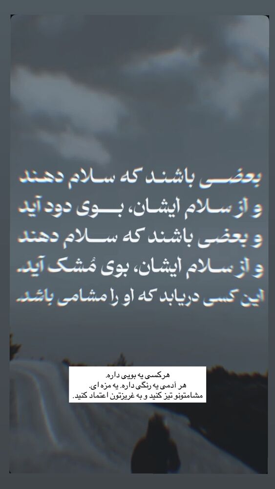  جدید ترین استوری اینستاگرام مرتضی امینی تبار