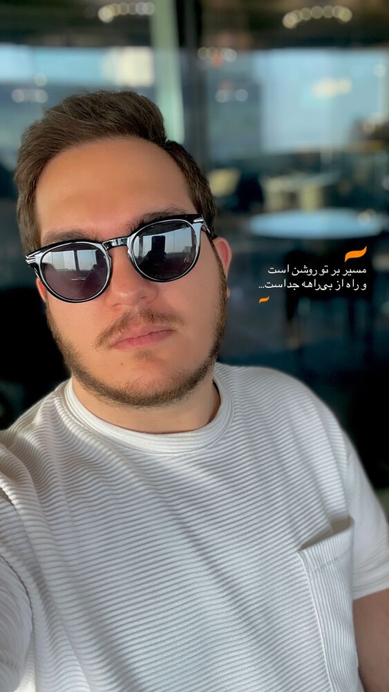  جدید ترین استوری اینستاگرام امیرحسین علی محمدی
