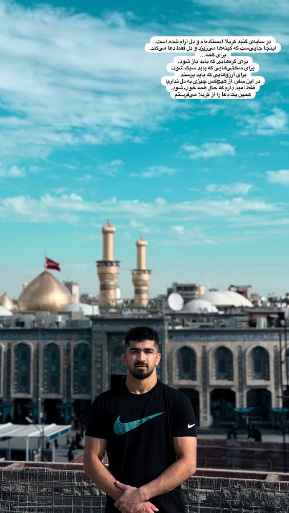  جدید ترین استوری اینستاگرام امیر محمد یزادنی