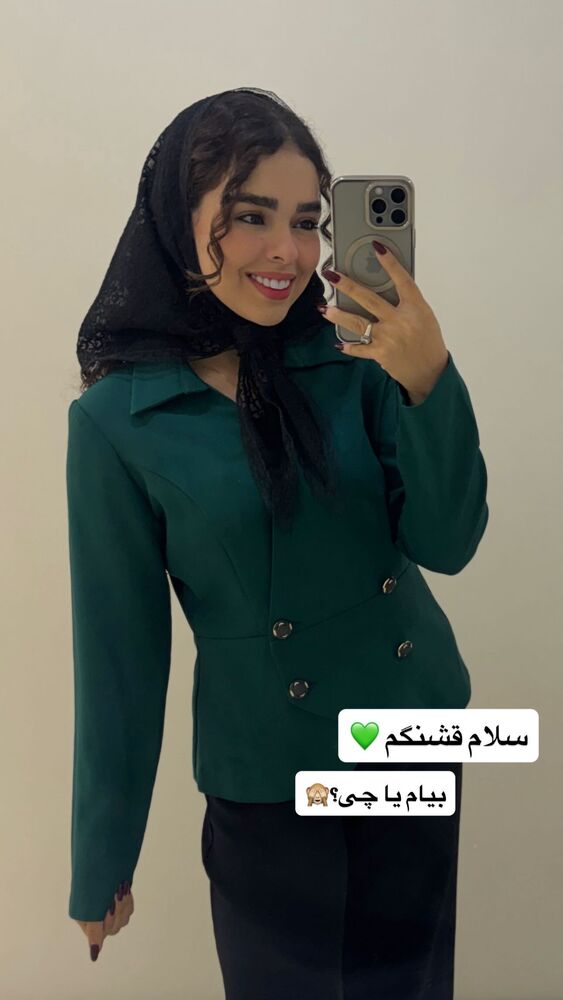  جدید ترین استوری اینستاگرام ساناز عباسی