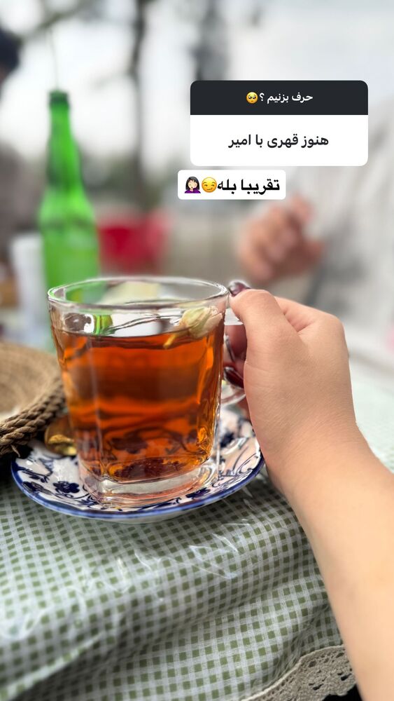  جدید ترین استوری اینستاگرام ساناز عباسی