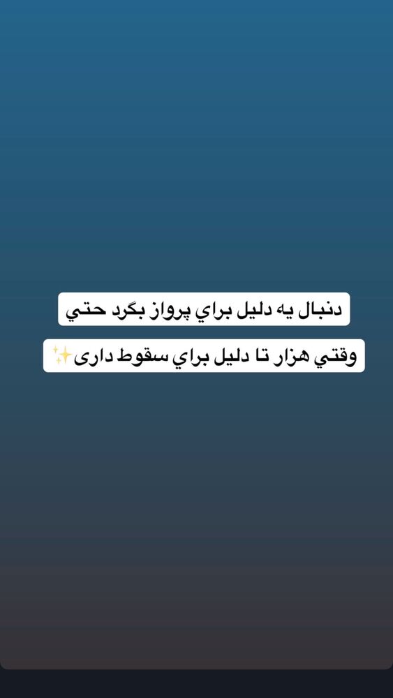  جدید ترین استوری اینستاگرام امیر رادان