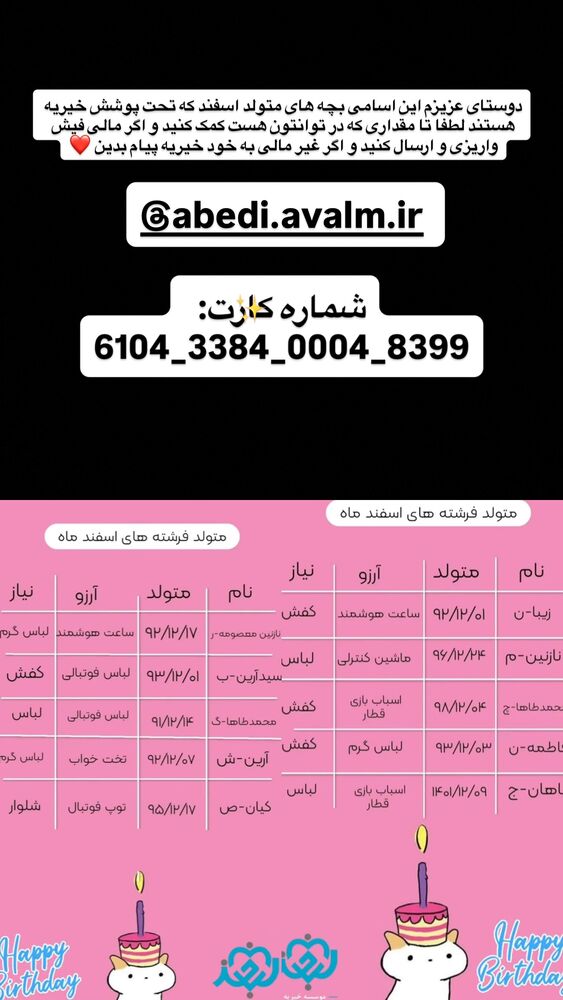  جدید ترین استوری اینستاگرام آناهیتا سلمانی