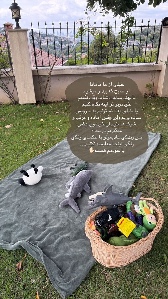  جدید ترین استوری اینستاگرام آناشید حسینی