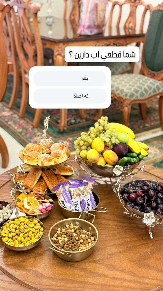  جدید ترین استوری اینستاگرام آرزو ملكوتي راد