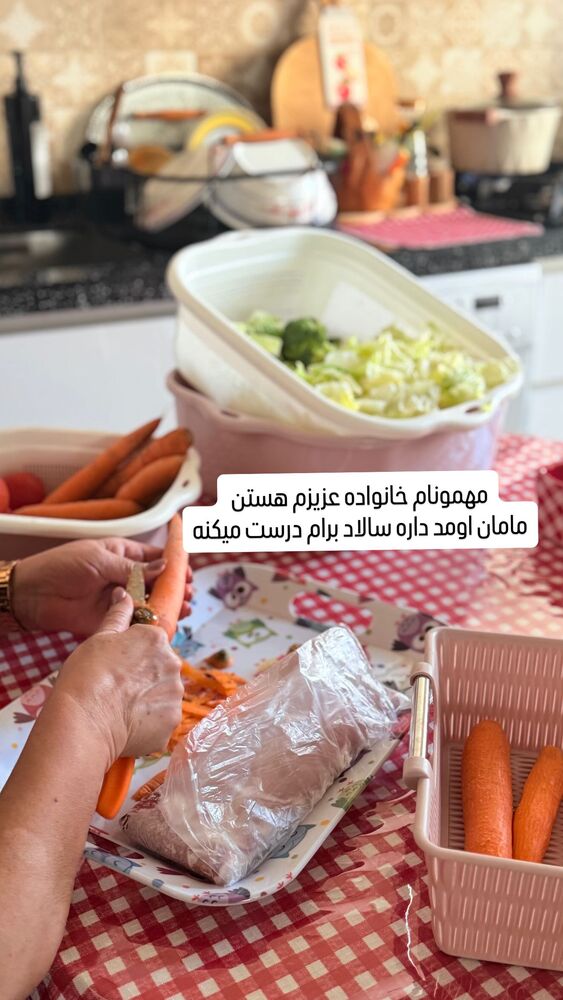  جدید ترین استوری اینستاگرام آرزو ملكوتي راد