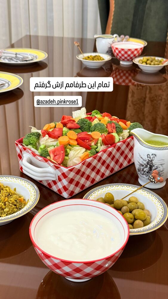  جدید ترین استوری اینستاگرام آرزو ملكوتي راد