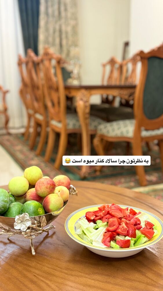  جدید ترین استوری اینستاگرام آرزو ملكوتي راد