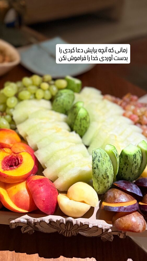  جدید ترین استوری اینستاگرام آرزو ملكوتي راد