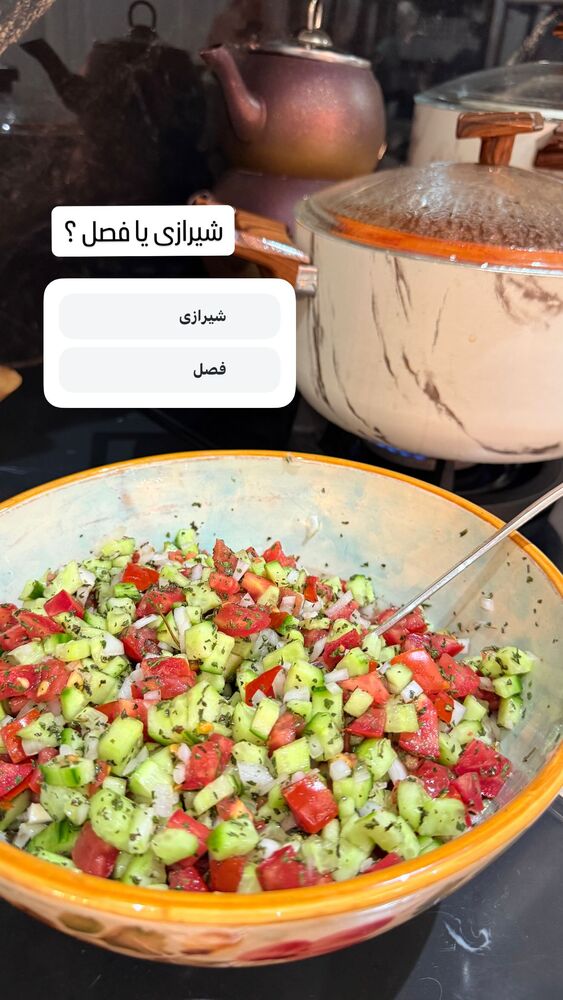  جدید ترین استوری اینستاگرام آرزو ملكوتي راد