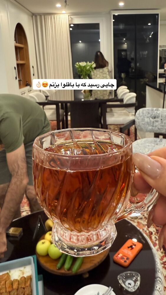  جدید ترین استوری اینستاگرام آرزو ملكوتي راد