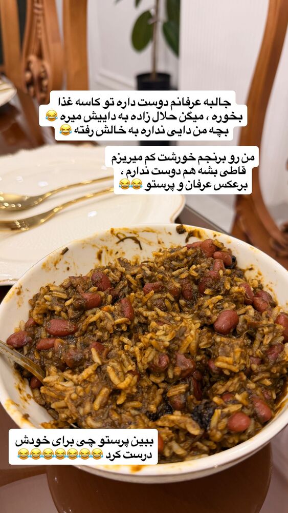  جدید ترین استوری اینستاگرام آرزو ملكوتي راد