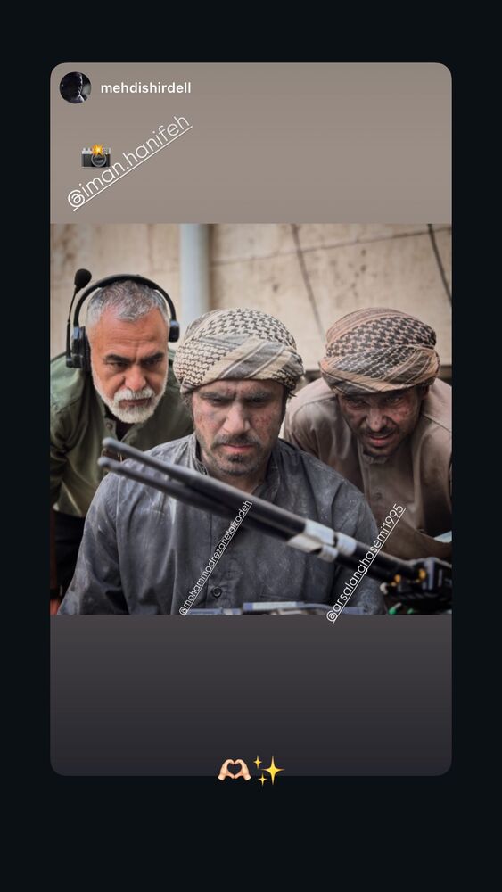  جدید ترین استوری اینستاگرام ارسلان قاسمی