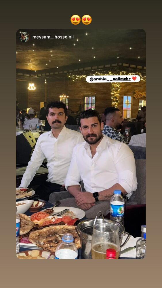  جدید ترین استوری اینستاگرام عرشيا عالي مهر