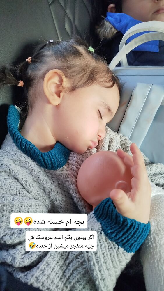  جدید ترین استوری اینستاگرام عسل خرسندیان