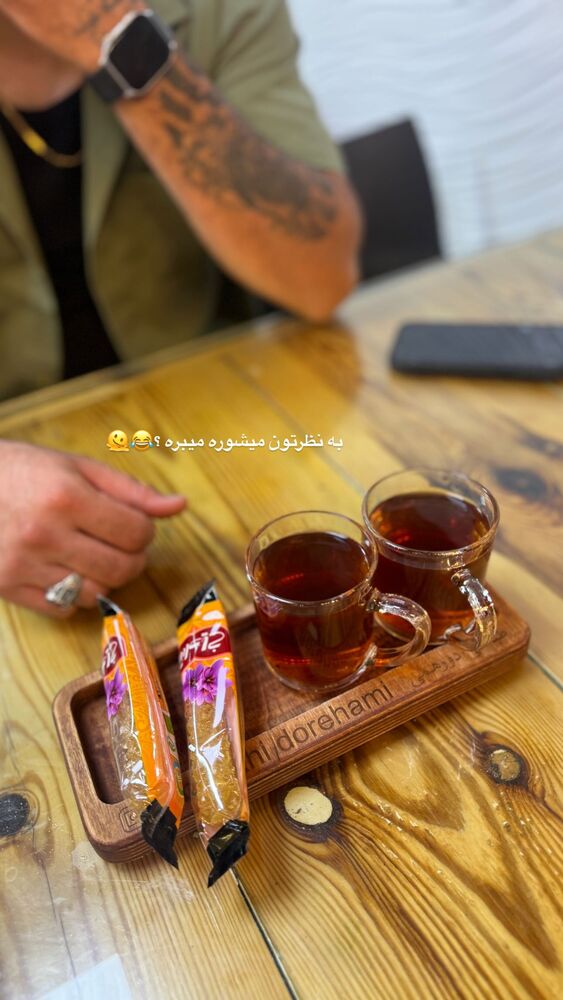  جدید ترین استوری اینستاگرام عسل و محمد