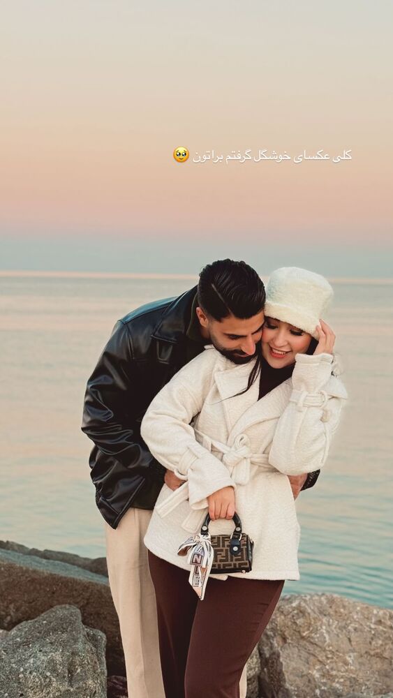  جدید ترین استوری اینستاگرام عسل و محمد