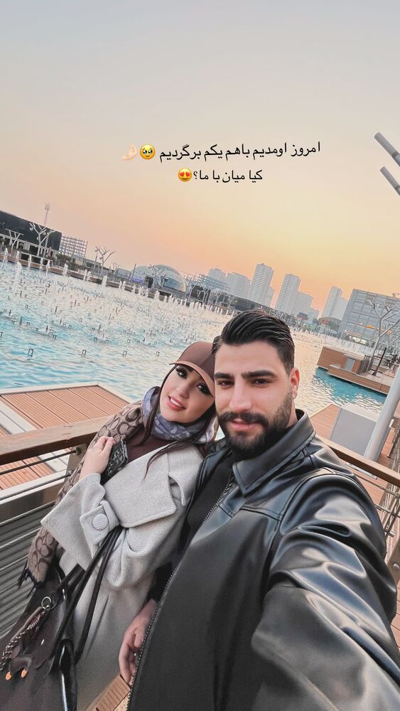  جدید ترین استوری اینستاگرام عسل و محمد