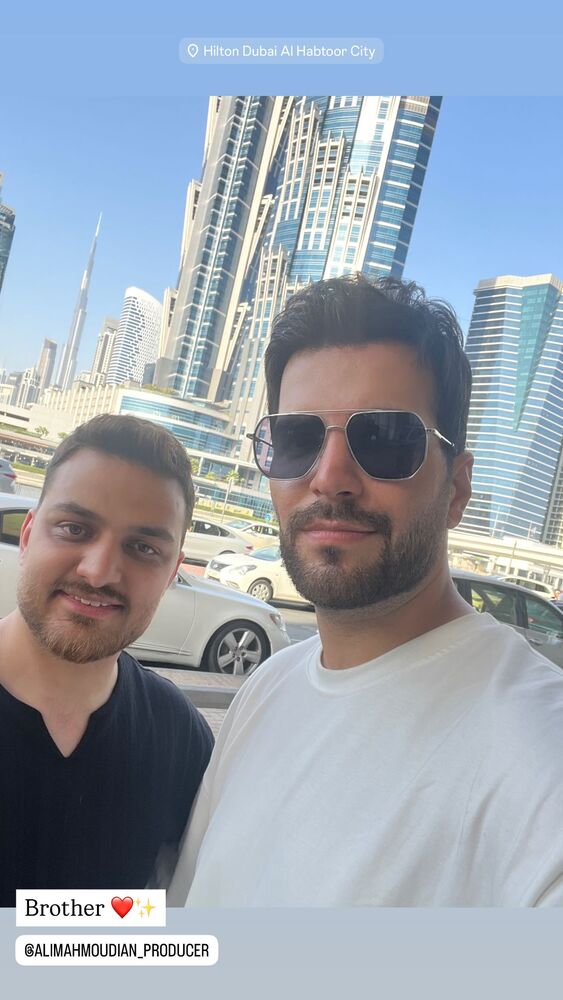  جدید ترین استوری اینستاگرام آصف آرا