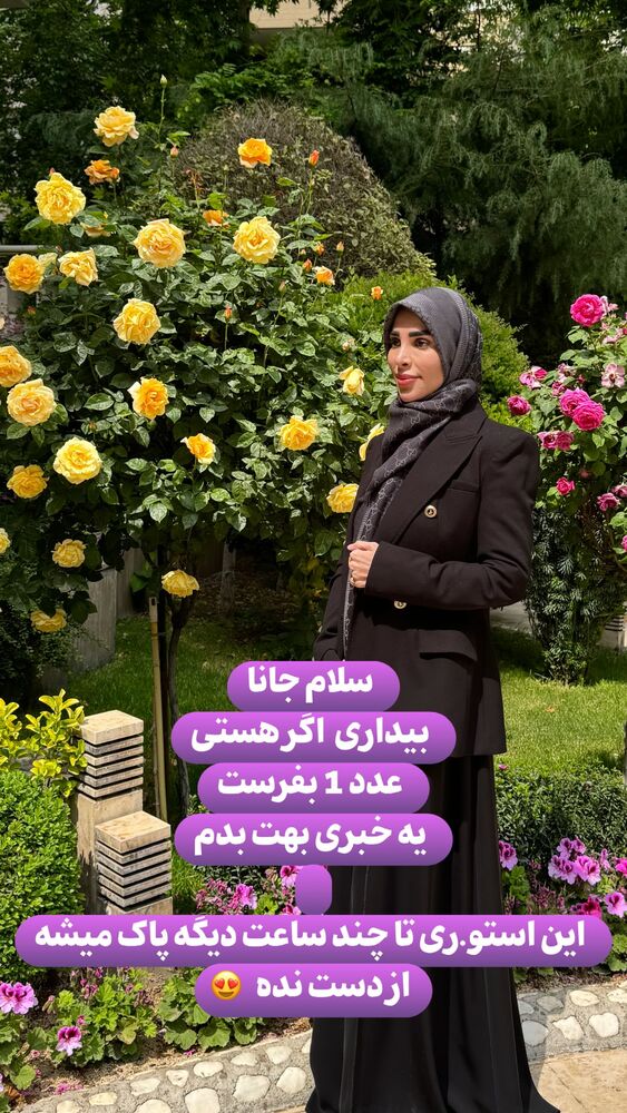  جدید ترین استوری اینستاگرام پریسا آشتیانی