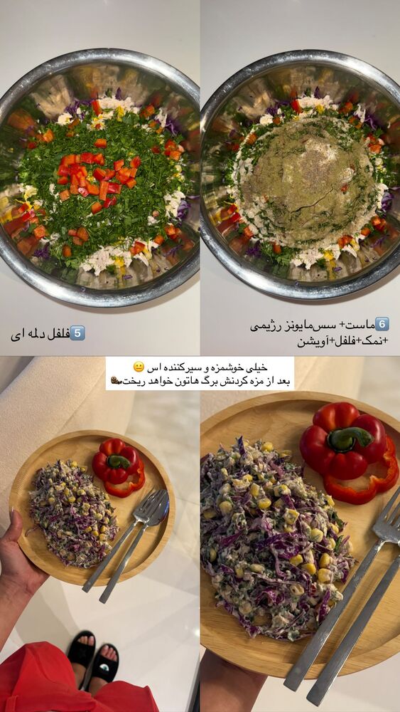 جدید ترین استوری اینستاگرام عاطفه خانزاده