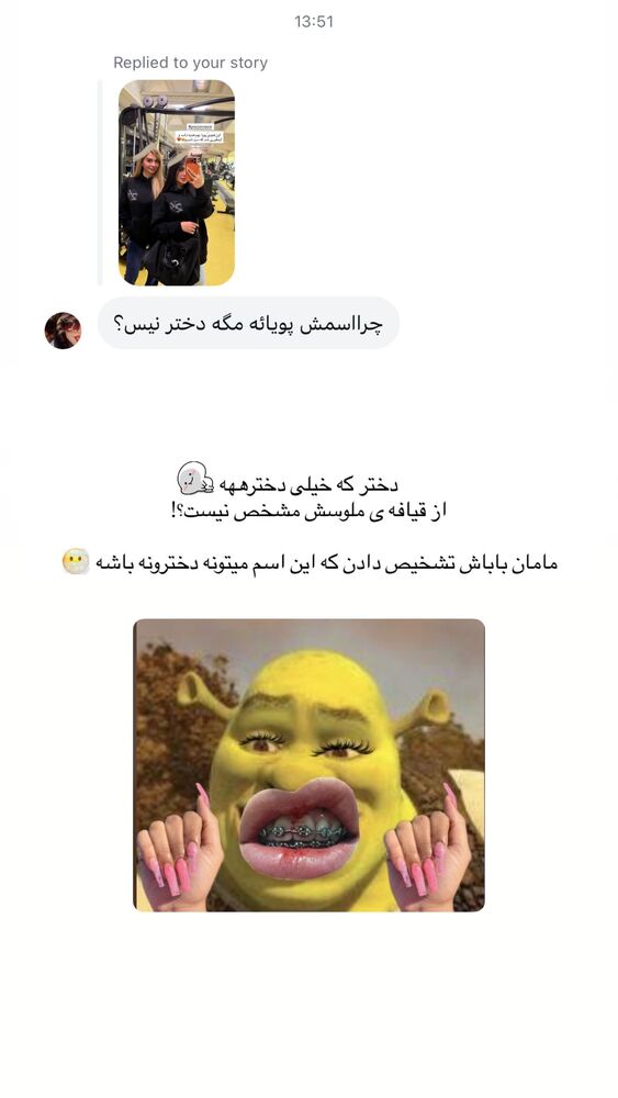  جدید ترین استوری اینستاگرام عاطفه خانزاده