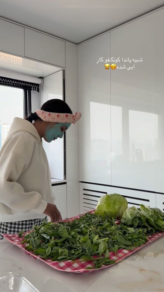  جدید ترین استوری اینستاگرام عاطفه خانزاده