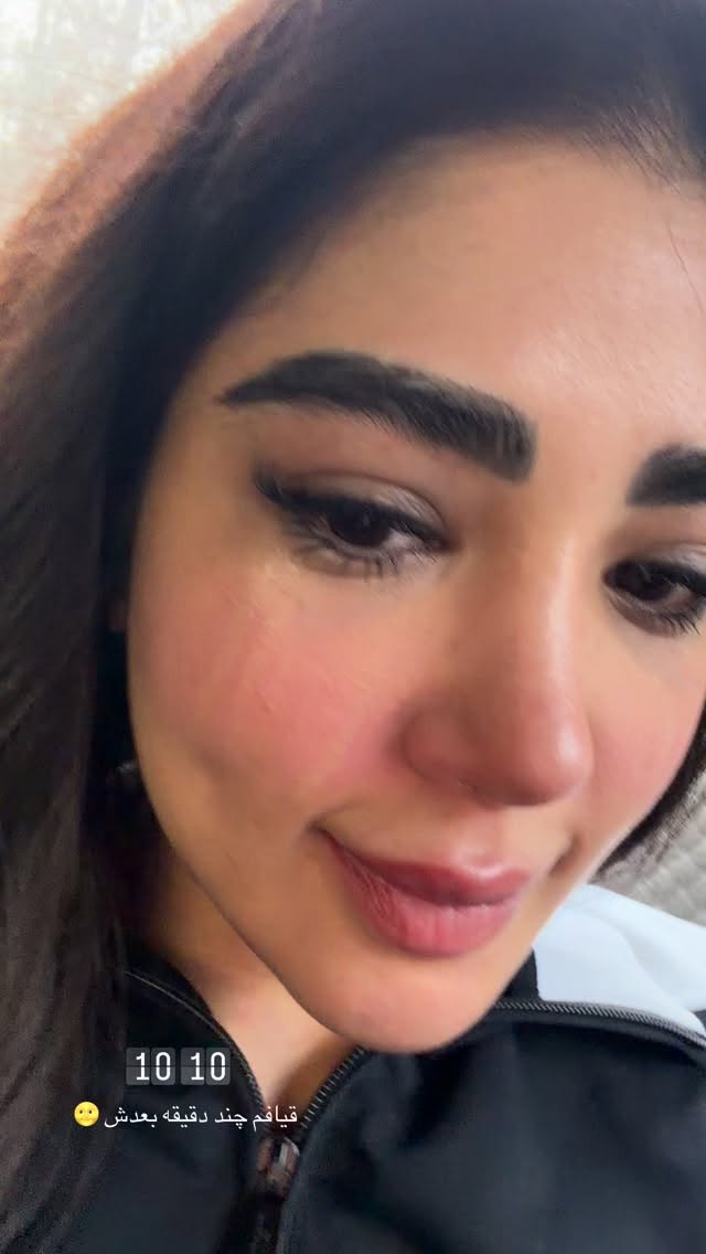  جدید ترین استوری اینستاگرام عاطفه خانزاده