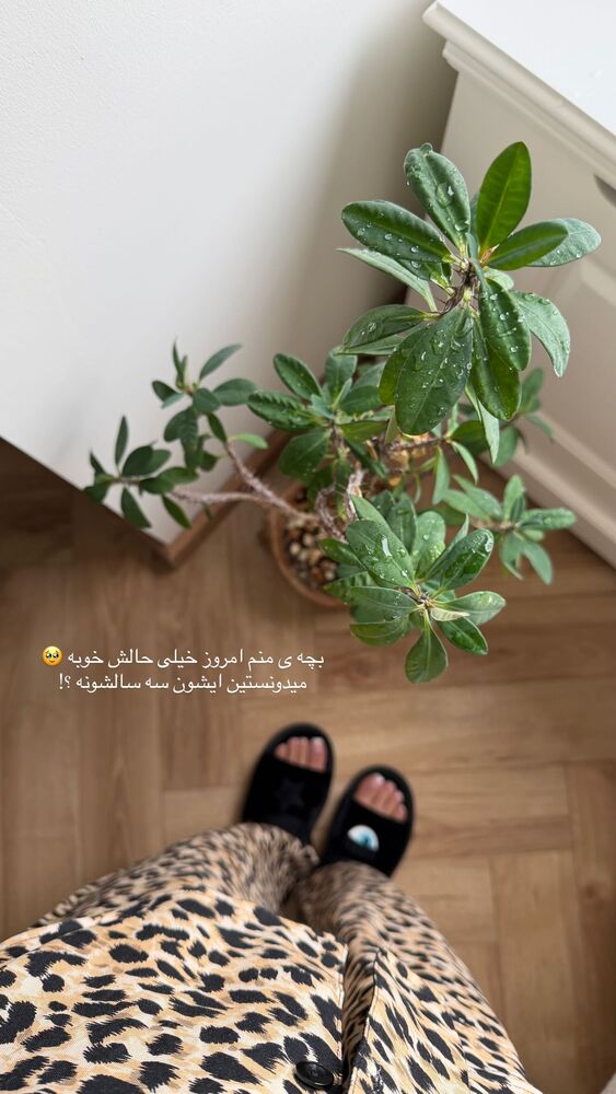  جدید ترین استوری اینستاگرام عاطفه خانزاده