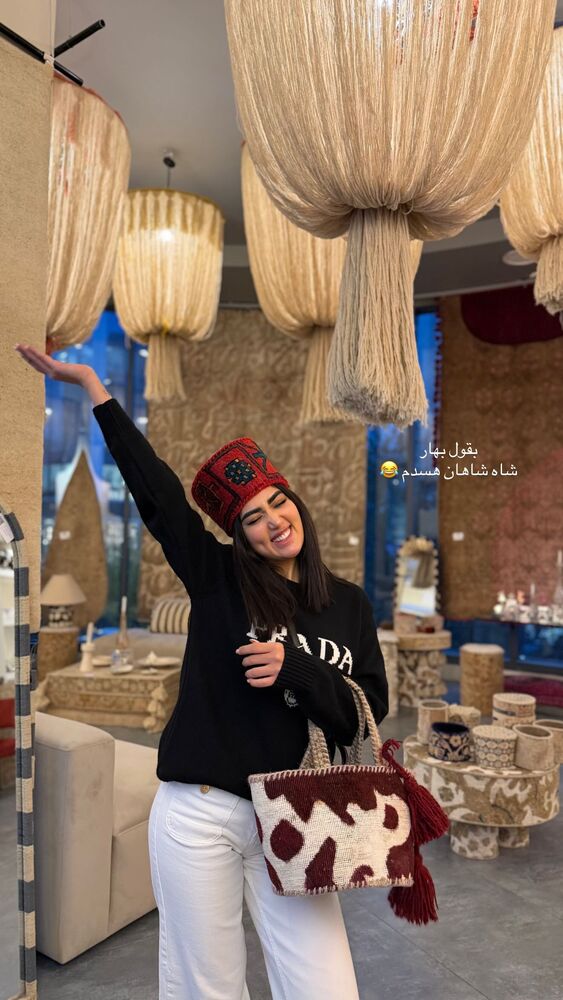  جدید ترین استوری اینستاگرام عاطفه خانزاده