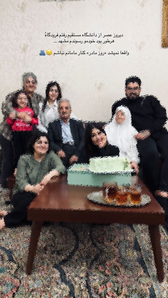  جدید ترین استوری اینستاگرام عاطفه خانزاده