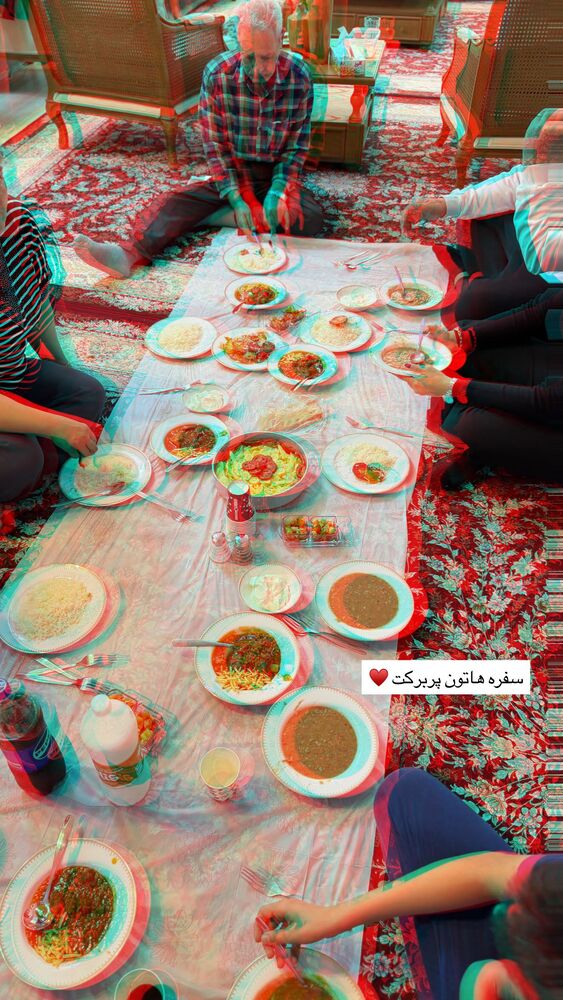 جدید ترین استوری اینستاگرام عاطفه خانزاده