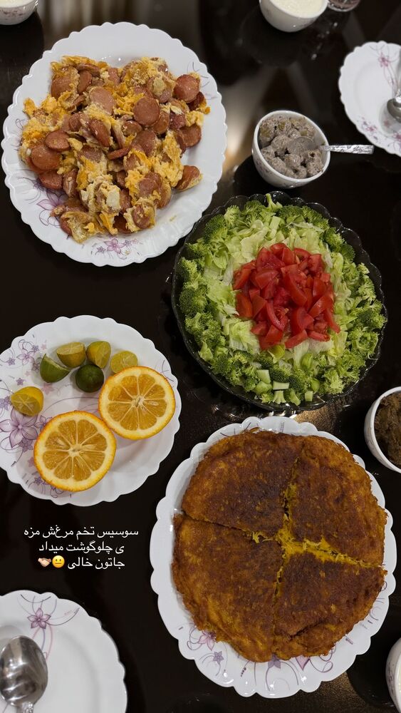  جدید ترین استوری اینستاگرام عاطفه خانزاده