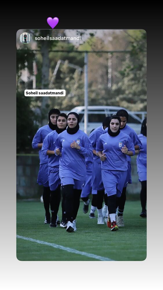  جدید ترین استوری اینستاگرام عاطفه رمضانی زاده