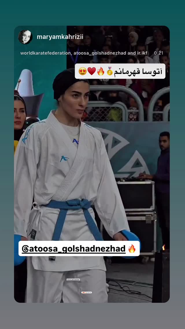  جدید ترین استوری اینستاگرام آتوسا گلشادنژاد