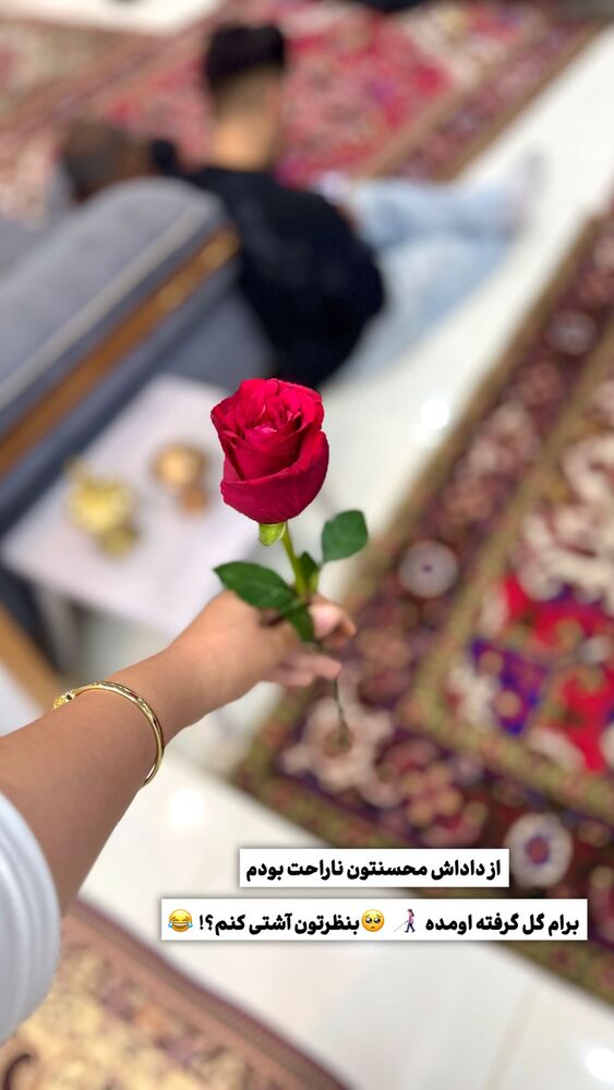  جدید ترین استوری اینستاگرام آیدا و محسن