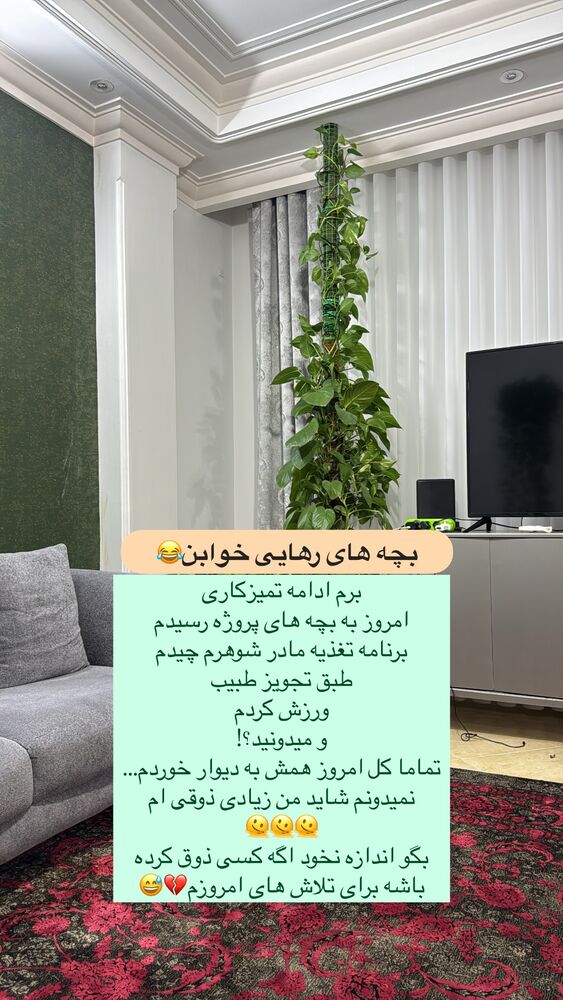  جدید ترین استوری اینستاگرام آیه کوچ
