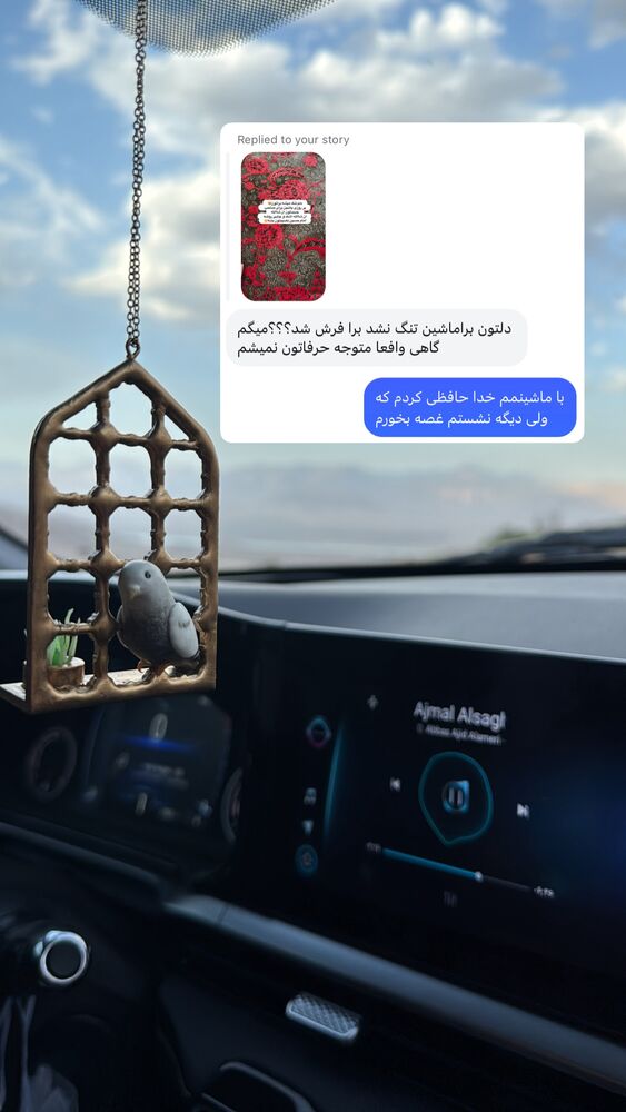  جدید ترین استوری اینستاگرام آیه کوچ