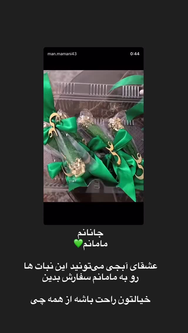  جدید ترین استوری اینستاگرام آزاده اسدی