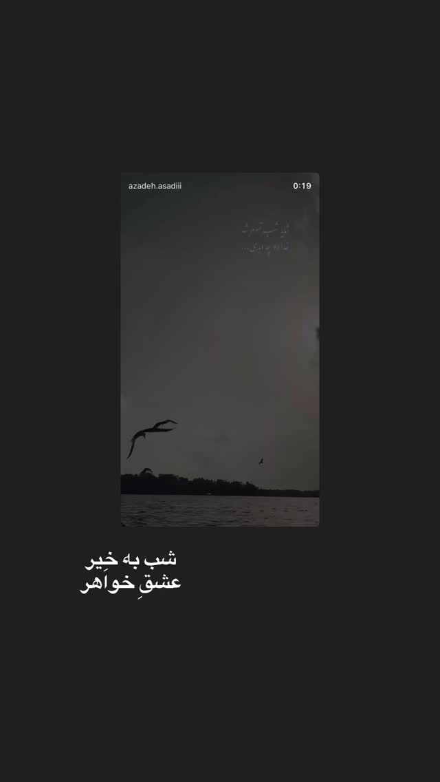 جدید ترین استوری اینستاگرام آزاده اسدی