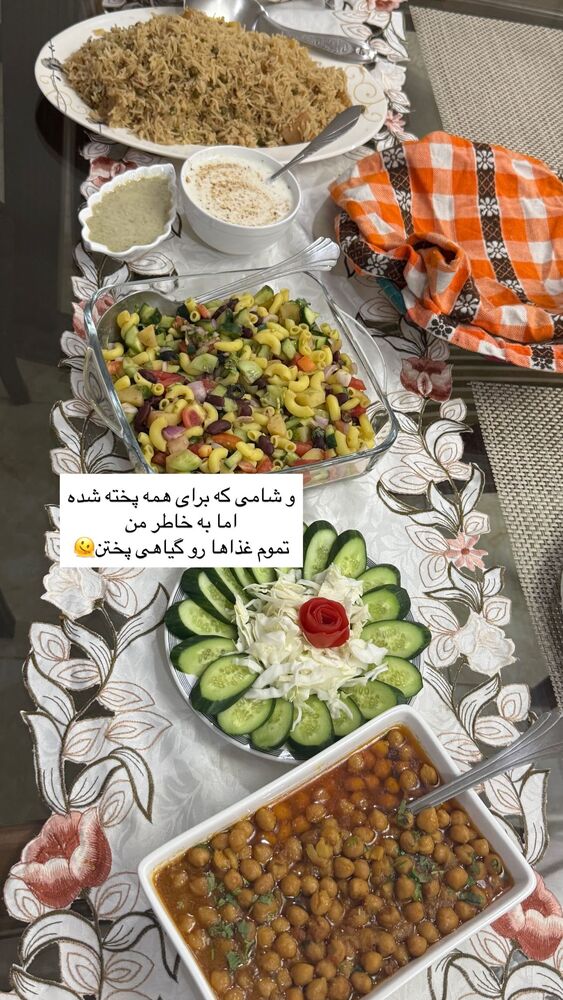  جدید ترین استوری اینستاگرام آزاده اسدی