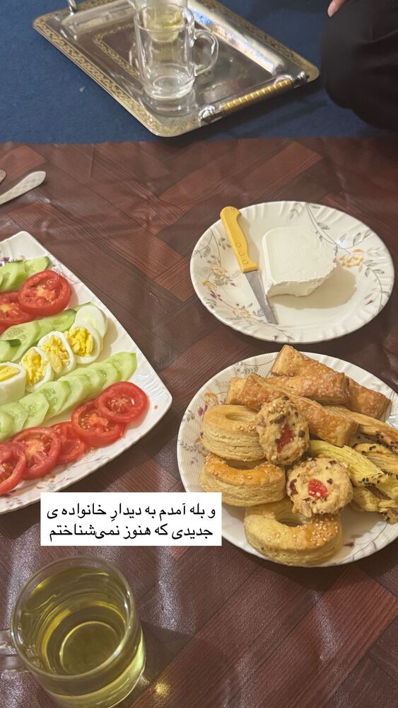  جدید ترین استوری اینستاگرام آزاده اسدی