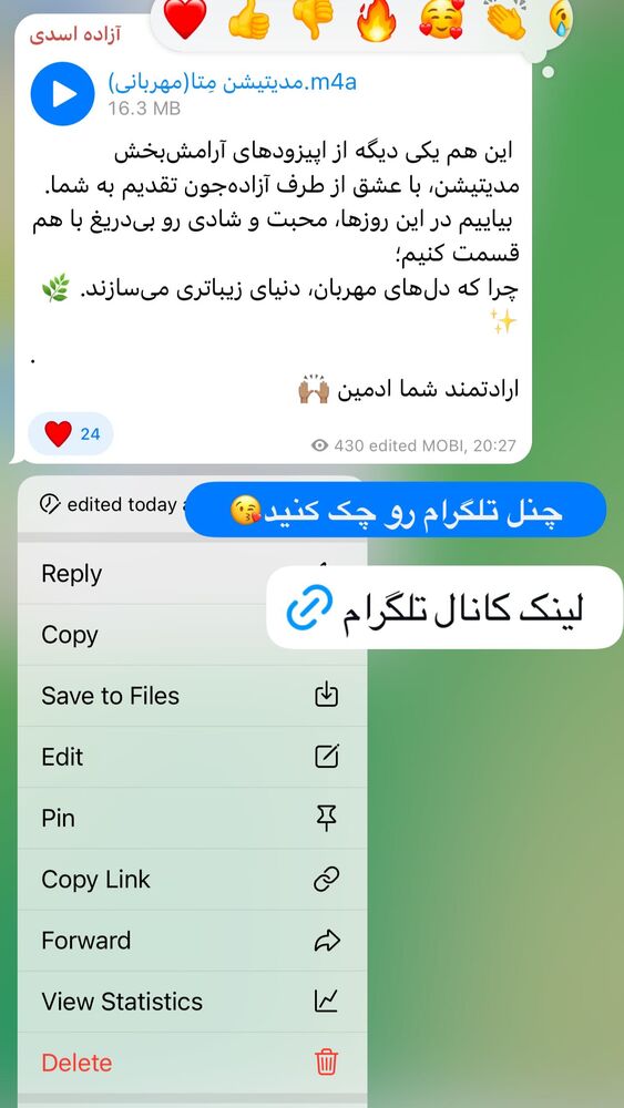  جدید ترین استوری اینستاگرام آزاده اسدی