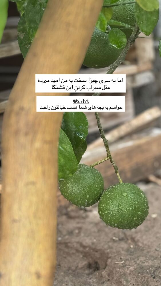  جدید ترین استوری اینستاگرام آزاده اسدی