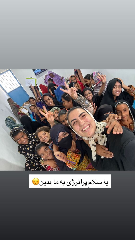  جدید ترین استوری اینستاگرام آزاده اسدی