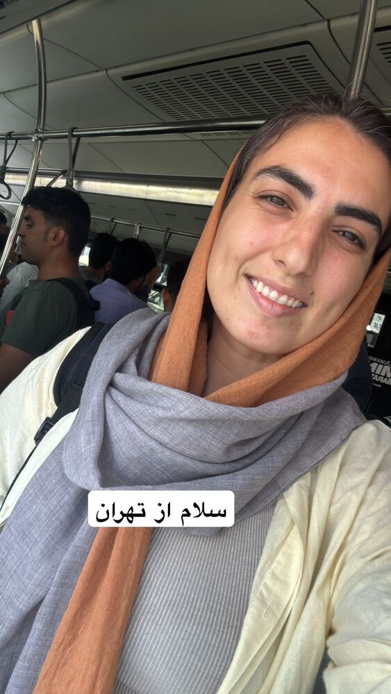  جدید ترین استوری اینستاگرام آزاده اسدی