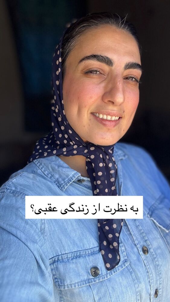  جدید ترین استوری اینستاگرام آزاده اسدی