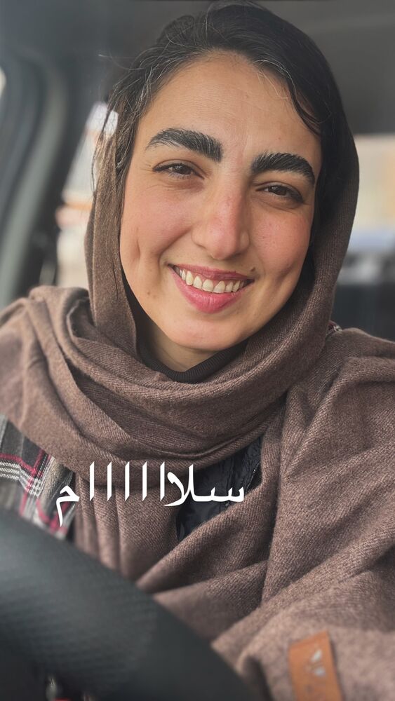  جدید ترین استوری اینستاگرام آزاده اسدی