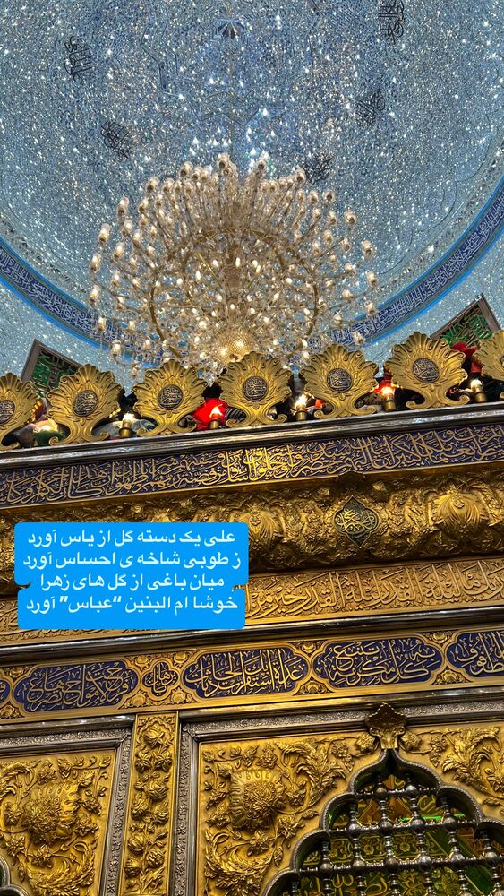  جدید ترین استوری اینستاگرام آزاده آل ایوب